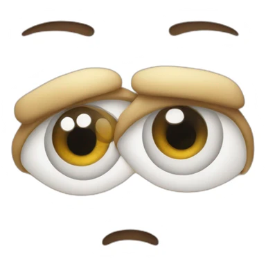 Two Eyes in different directions sticker