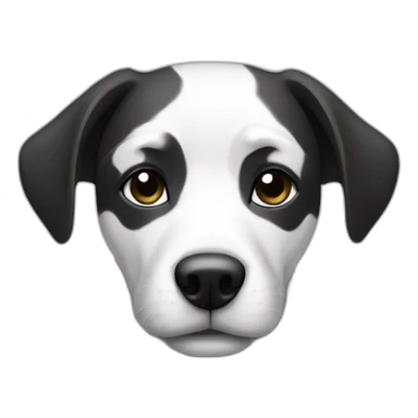 Dog Water black and white sticker