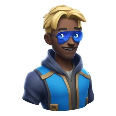 Fortnite skin drop blue potion sticker