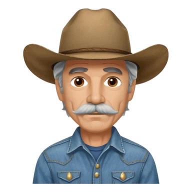 Sam Eliot cowboy sticker