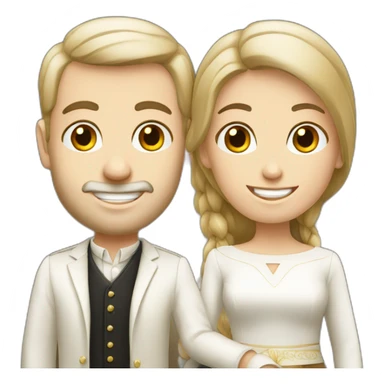 guinness beer couple white sticker