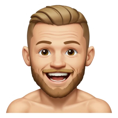 CONOR MCGREGOR LAUGHING sticker