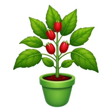  planta carnivora con sangre sticker