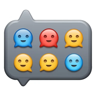 Chat dialog box 3 dots sticker