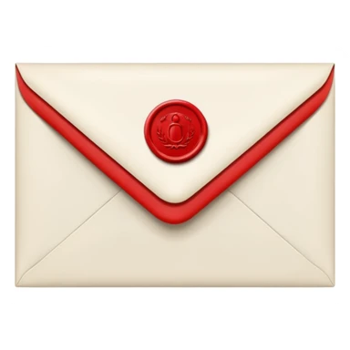 Salary enclosed in an envelope sticker