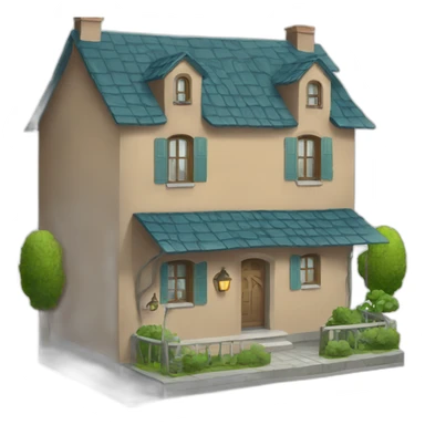 Maison qui brûle sticker