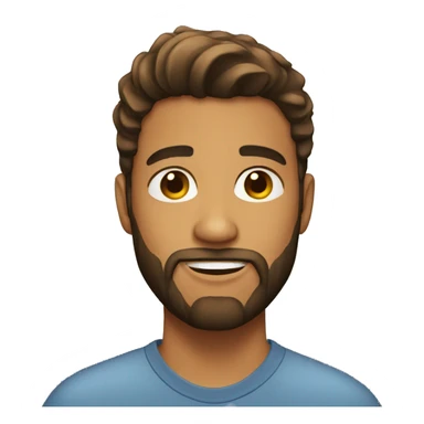 20 year old man with beard sticker