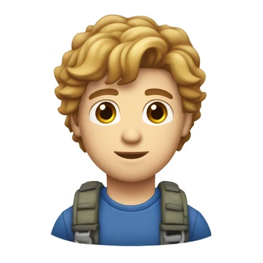 jeremiah fisher de la serie el verano en que me enamore.el chico de esta serie tiene el pelo rizado rubio, tiene los ojos de color azul y es muy blanco de piel sticker