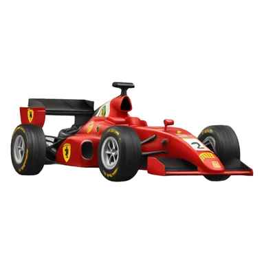 Carro de fórmula 1 Ferrari  sticker