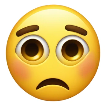 Confused emoji with a few questions marks at top sticker