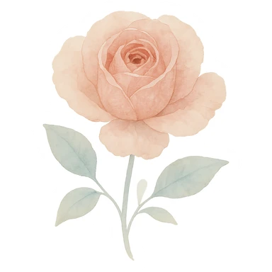 close-up of a detailed rose, soft color transitions, intricate petal textures, expressive form sticker