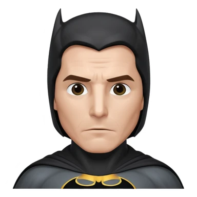 christian bale batman sticker