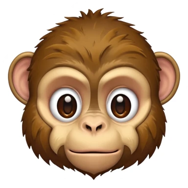 monkey beaten down sticker