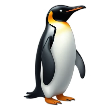 Sad penguin sticker