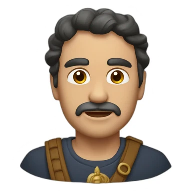 Filósofo rey griego Platón sticker