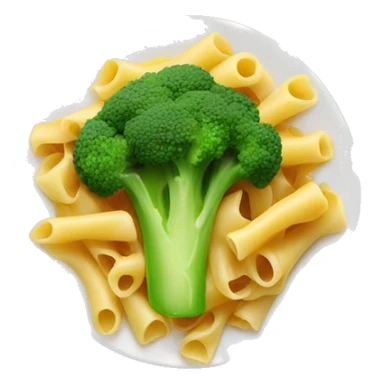 pasta with broccoli and cheese sauce sticker