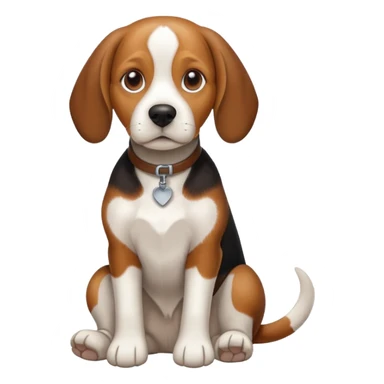 disabled beagle sticker