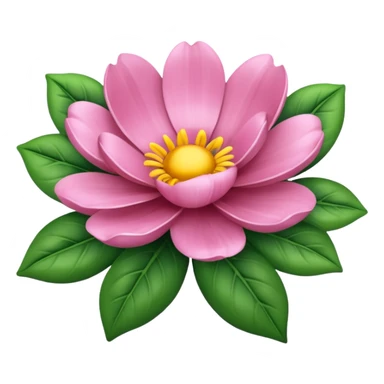 silk flower sticker