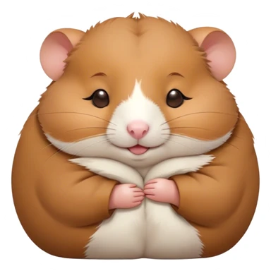 Meme-Worthy Cute Sleeping Brown Hamster Portrait Emoji, Head resting peacefully with a contented smile, showcasing a delightfully compact build and a luxuriously soft rich brown coat, eyes shut in a serene nap, Simplified yet hilariously adorable features, highly detailed, glowing with a soft, drowsy light, high shine, relaxed and utterly lovable, stylized with an air of playful laziness, bright and heartwarming, soft glowing outline, capturing the essence of a comically sleepy hamster, so meme-worthy it feels like it could instantly become the next viral sensation of adorable slumber! sticker