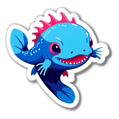 Axolotl sticker