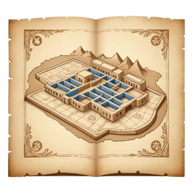 blueprints map opened sticker