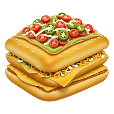 Chalupa mexico food sticker