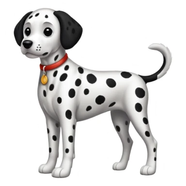 Dalmation whole body sticker