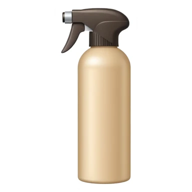 hair spray bottle beige sticker
