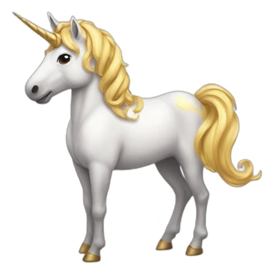 dressed unicorn sticker