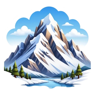 Beautiful mountains sticker