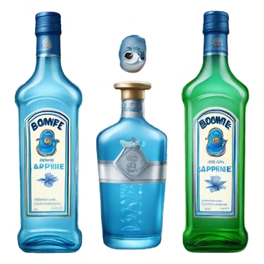 bombay sapphire gin sticker