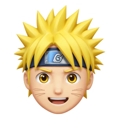 Create a Naruto emoji for a teams chat sticker