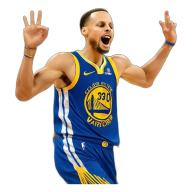 steph curry celebration sticker