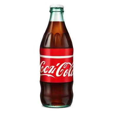 Coca cola bottle sticker