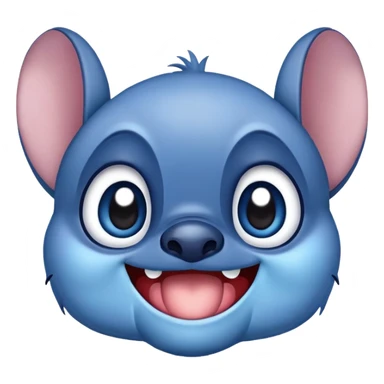 Stitch emoji from Lilo and stitch sticker