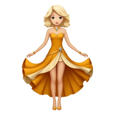 Beautiful elegant elemental Abstract La Creatura full body sticker