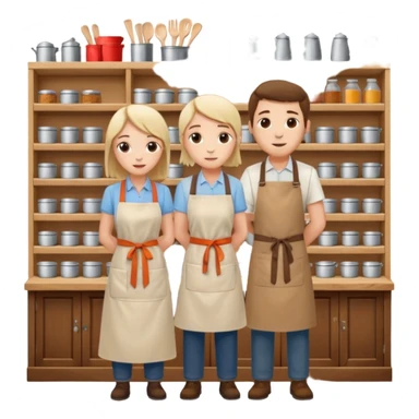 2 grown characters + small shop sticker