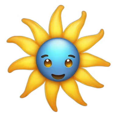 star sun sticker