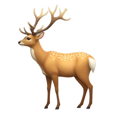 Majestic deer sticker