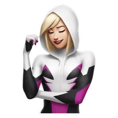 Spider-Gwen pose sticker