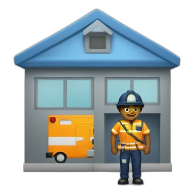 further education in paramedics style with a hut  sticker