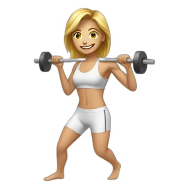 Workout sticker