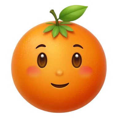 Orange Fruit sticker