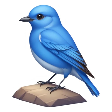 Mountain bluebird sticker