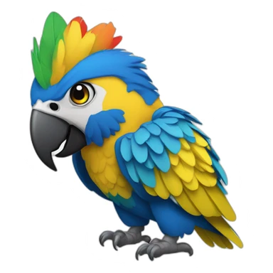 Pittsburgh Party parrot sticker