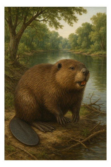 Beaver sticker