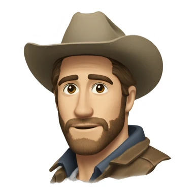 Jake Gyllenhaul from brokeback mountain sticker