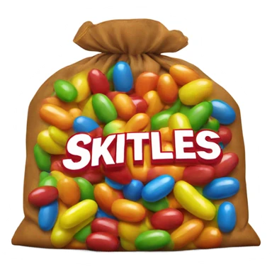 Bag of skittles sticker