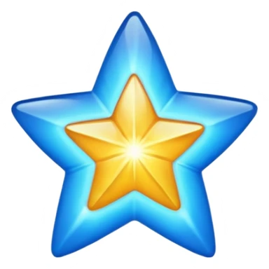 blue version of a ⭐ sticker