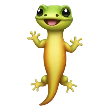 Salamander happy sticker